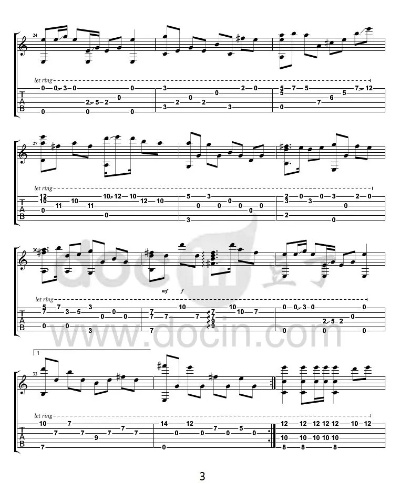 (葬花吟吉他视频教学)经典古曲葬花吟吉他简谱详解与演奏技巧分享