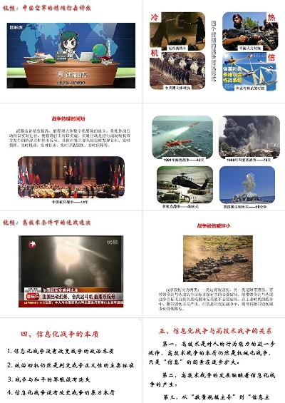 (现代战争战场环境分析)探讨现代化战争案例的PPT展示：前沿战场技术与战术应用分析