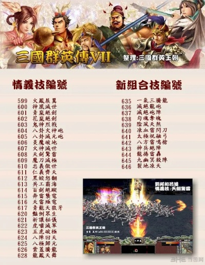 (三国七秘籍新增武将编号)三国七秘籍技能代号：解密三国历史中的神秘技能和密码