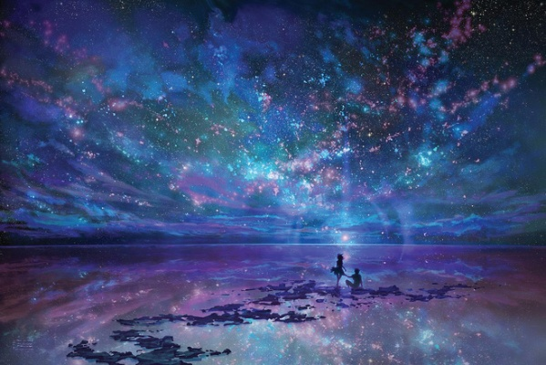 (仰望星空的画家)穿梭在画中世界的游民，仰望星空寻找归属