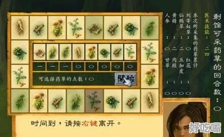 (武林秘史之侠骨)揭秘武林侠影：采药任务全部答案大揭秘
