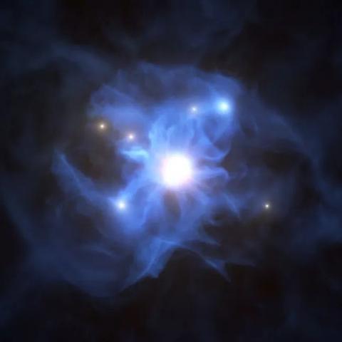 (凤凰星系中央黑洞)凤凰座A黑洞与银河系：巨兽对决，星系命运之战！