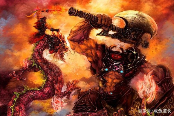 传说中的战神蚩尤：神秘强大的战神，据说能掌控风云雷电，被称为神中之神。