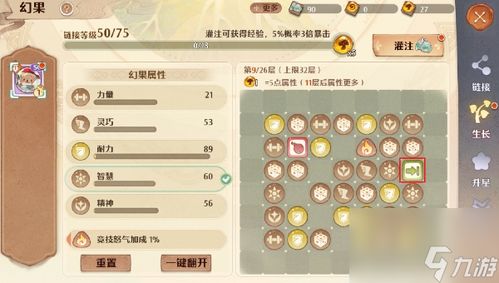 (森之国树果)森之国度幻果加点表格详解：探索最佳加点策略与玩法指南